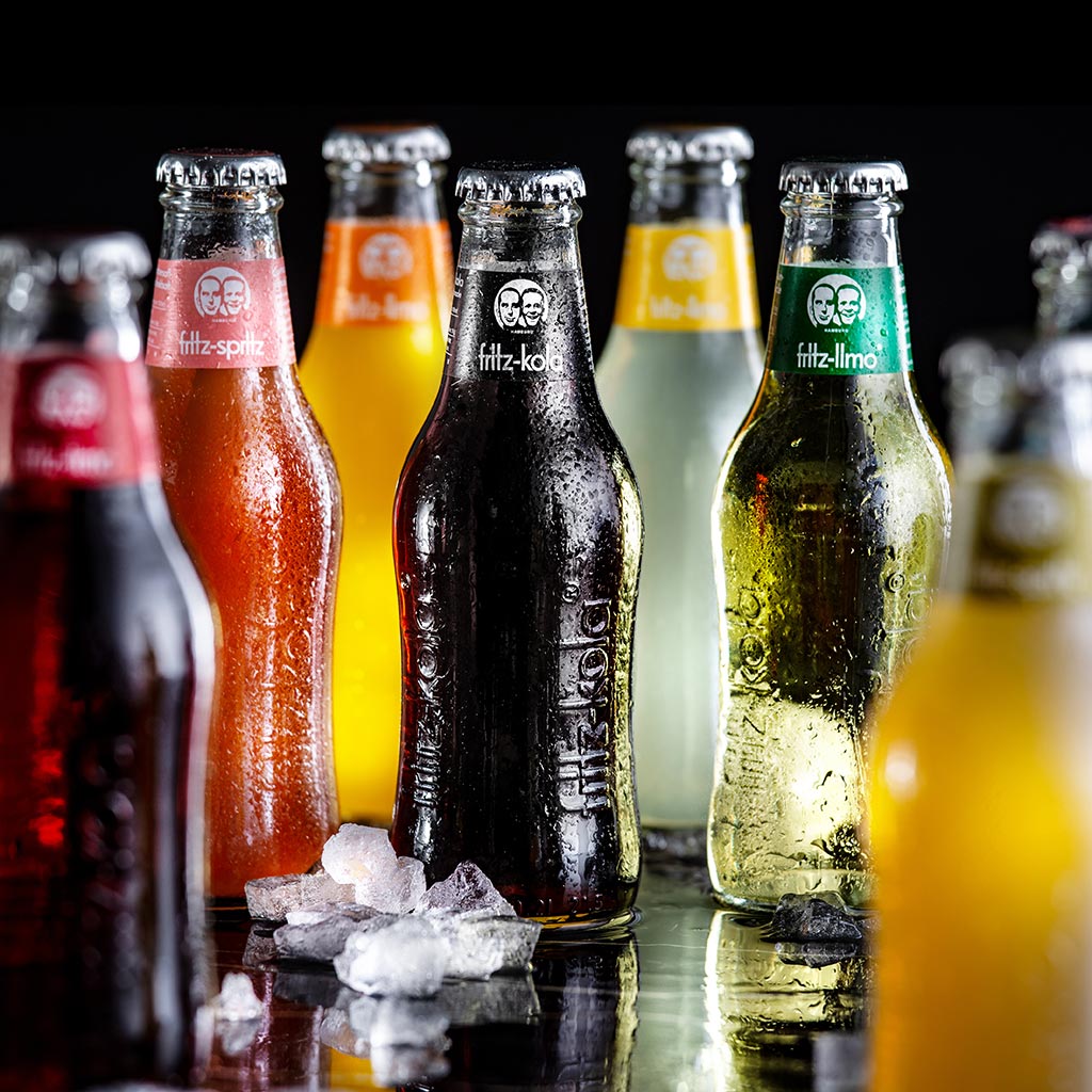 Frische und spritzige Limonaden